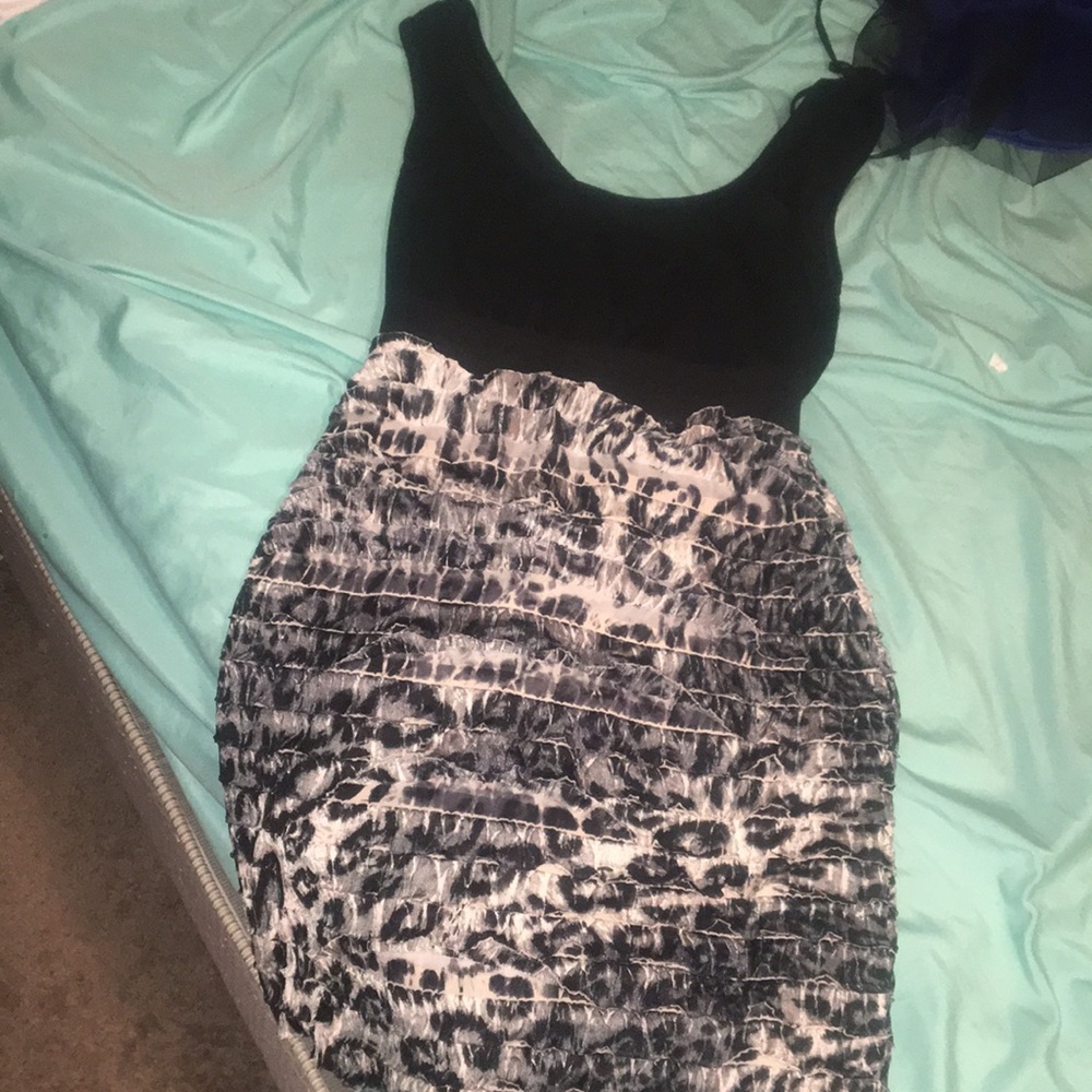 Leopard Print Party Dress